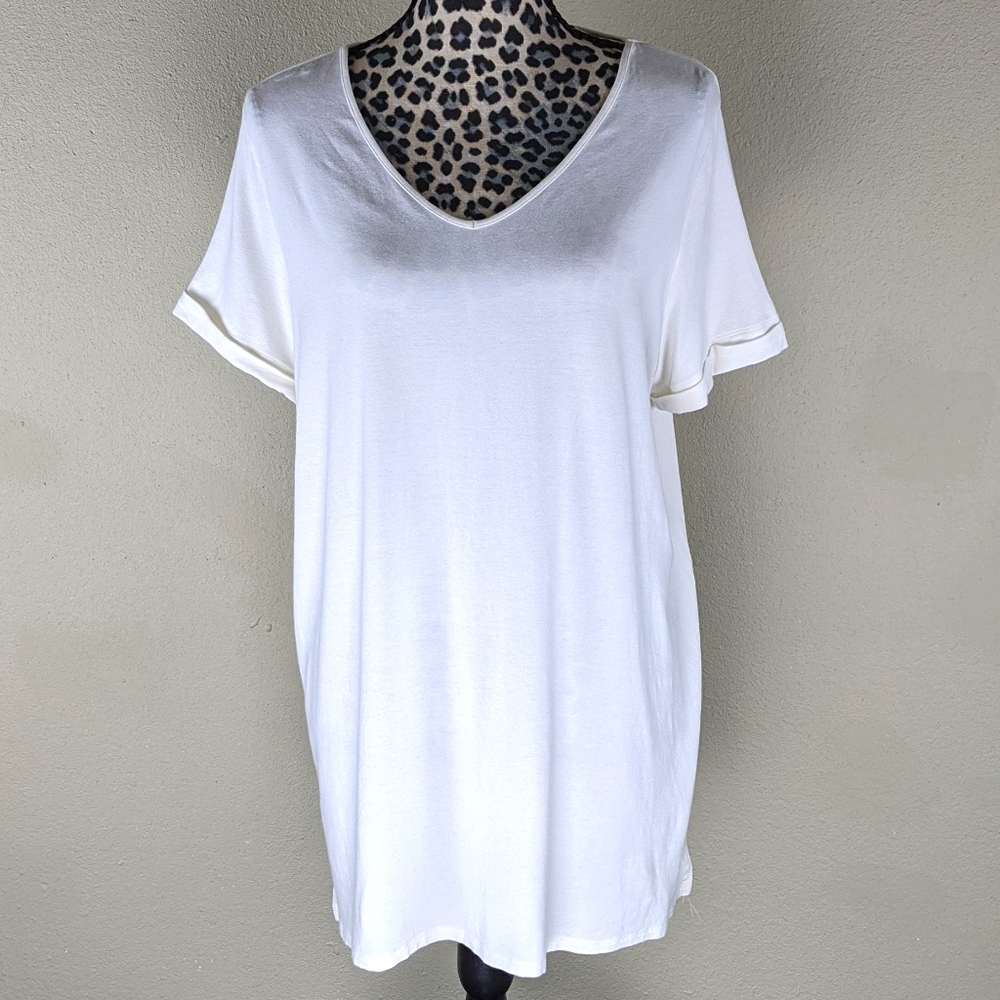 J. Jill Cuffed Tshirt